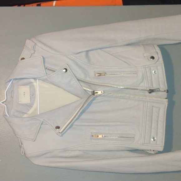 IRO Luiga  Lamb Leather Jacket biker Moto style - Picture 3 of 16